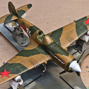 P-40F Warhawk от Trumpeter в 1/32